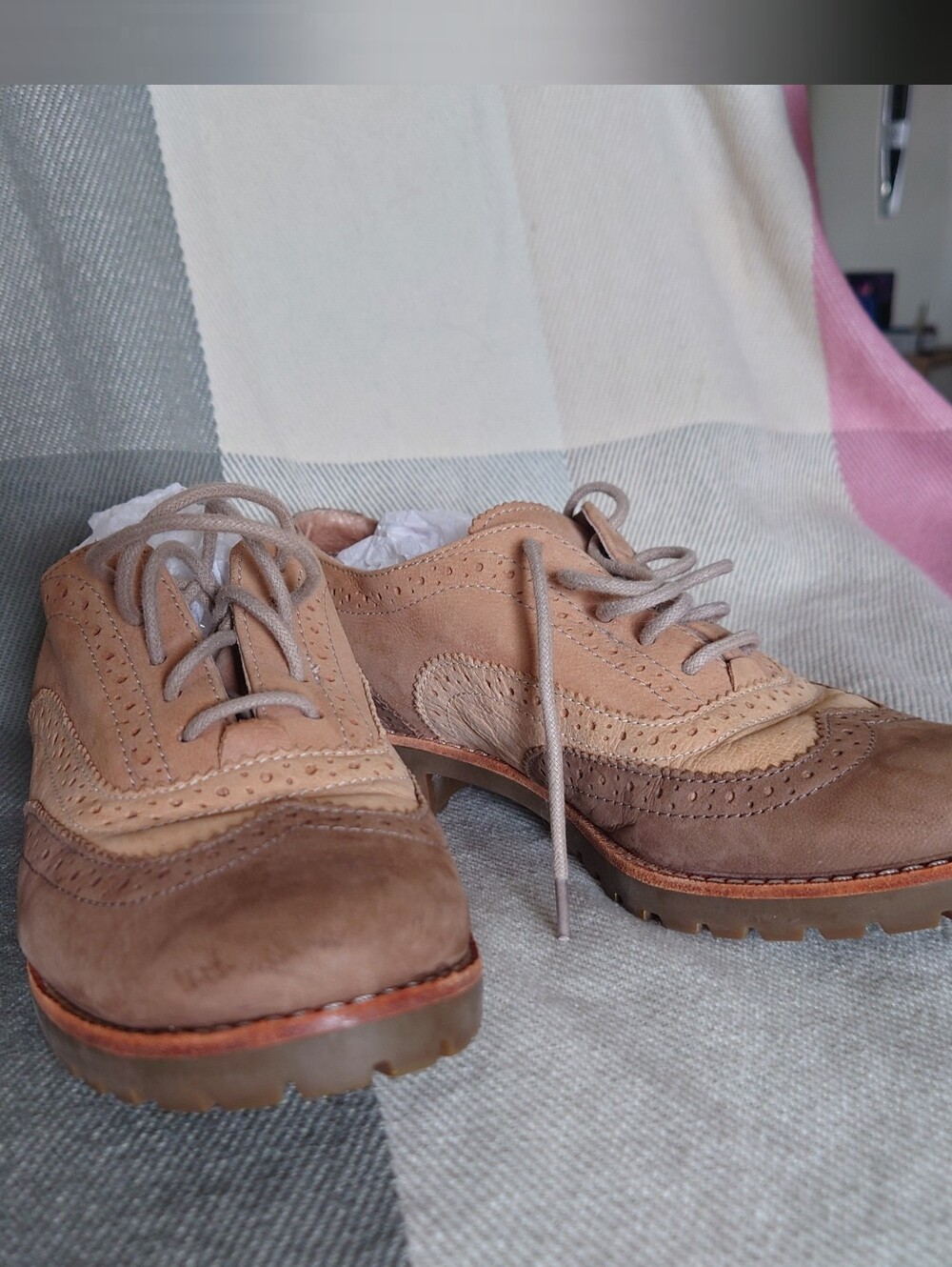 Sperry Ashbury multicolor leather oxford shoes Sz 6.5